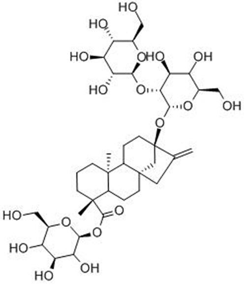 Structural Formula of Rebaudioside A Powder